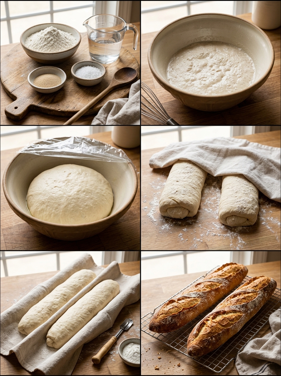 Instruction visual for Baguette
