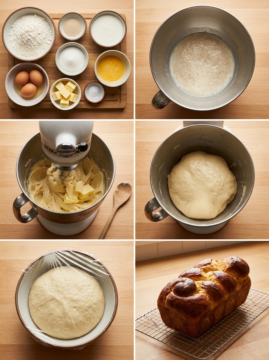 Instruction visual for بريوش