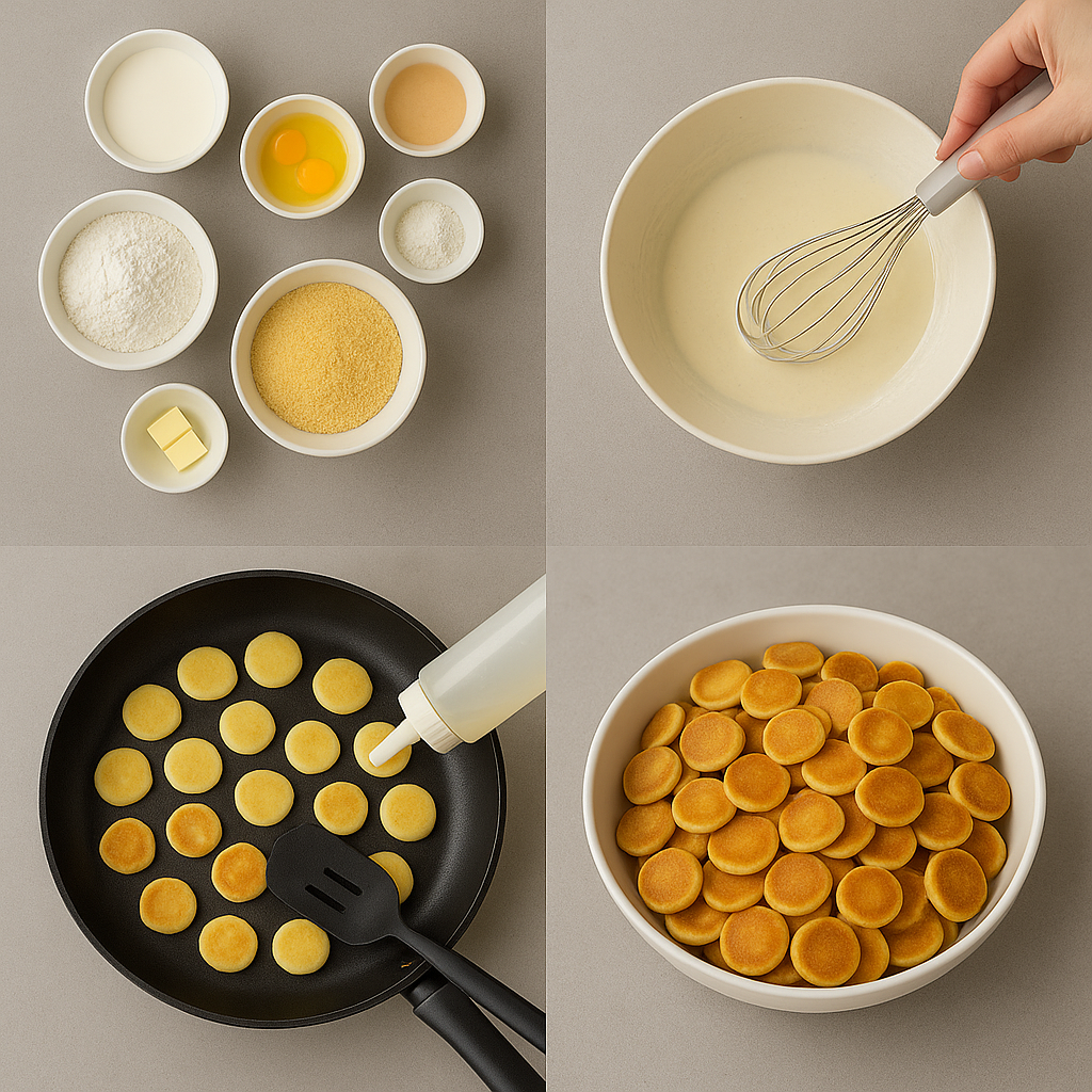 Instrucciones de uso de Mini Pancake Cereal