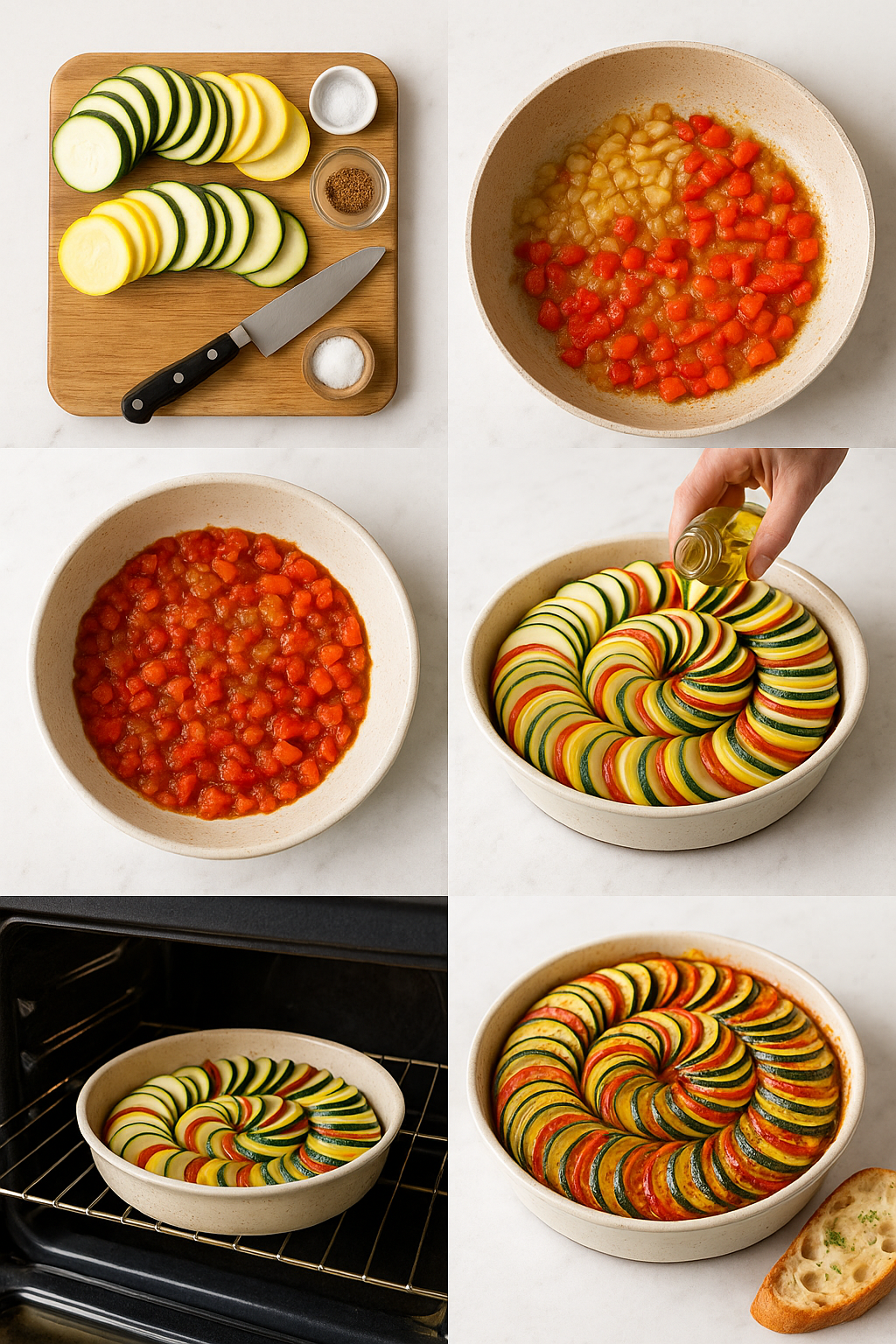 Instrucciones visuales para Ratatouille
